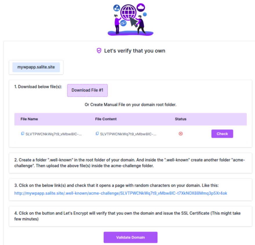 Verify Domain - SslForWeb