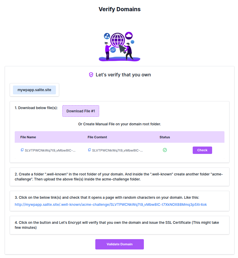 Verify Domain - SslForWeb